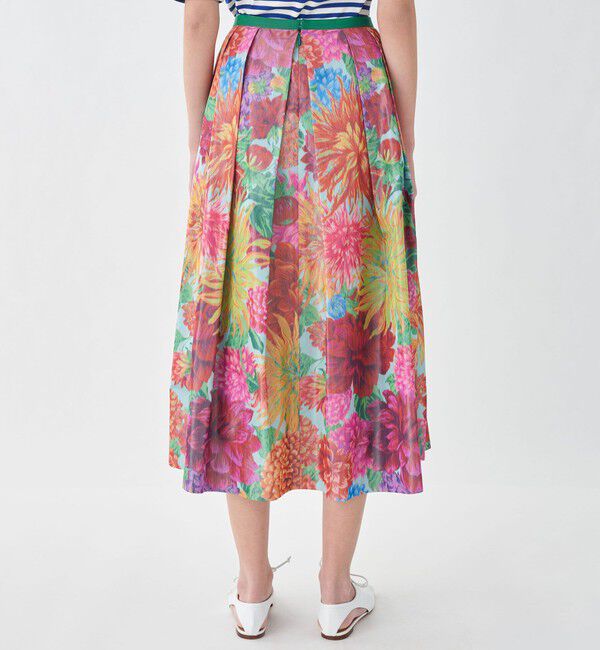 TOMORROWLAND collection「エスティバルフラワー タックスイングスカート」|フレア|