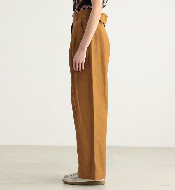 BACCA「リネンキュプラ カマーベルトパンツ」|その他|