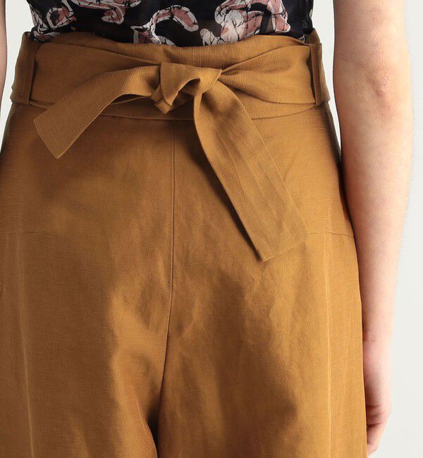 BACCA「リネンキュプラ カマーベルトパンツ」|その他|