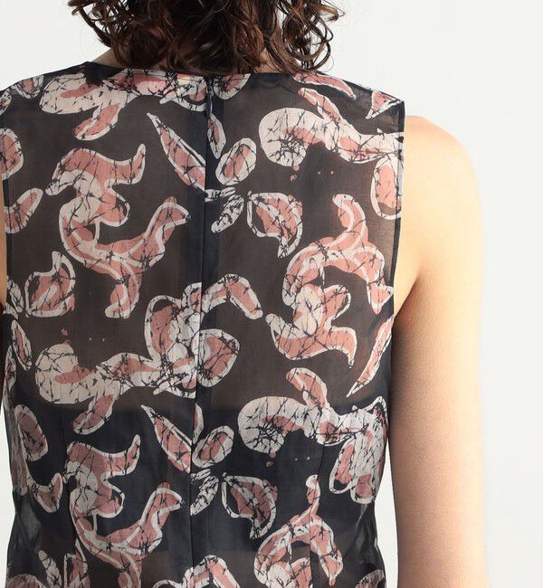 BACCA「バティックプリント コットンボイルブラウス」|シャツ・ブラウス|