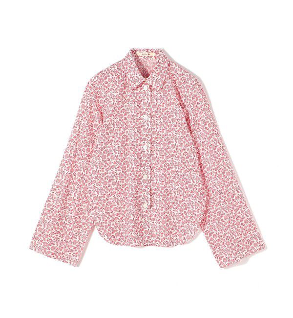 BACCA「サマーリバティ プリントシャツ」|シャツ・ブラウス|36 レッド系