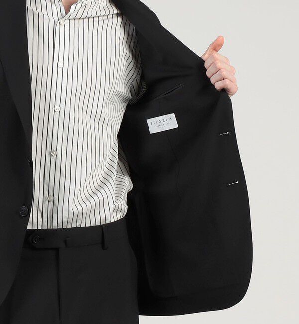 TOMORROWLAND MENS「Super130'sウール シングルブレステッド2Bジャケット DRAGO」|テーラードジャケット|