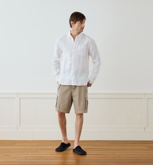 JAMES PERSE「ライトウェイトリネン スタンダードシャツ MKO3652」|シャツ・ブラウス|