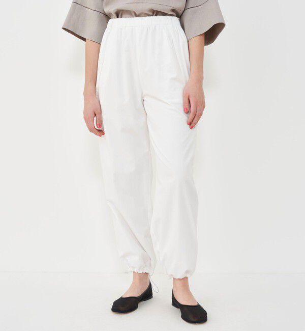 GALERIE VIE「コットンツイル イージーパンツ」|チノ|
