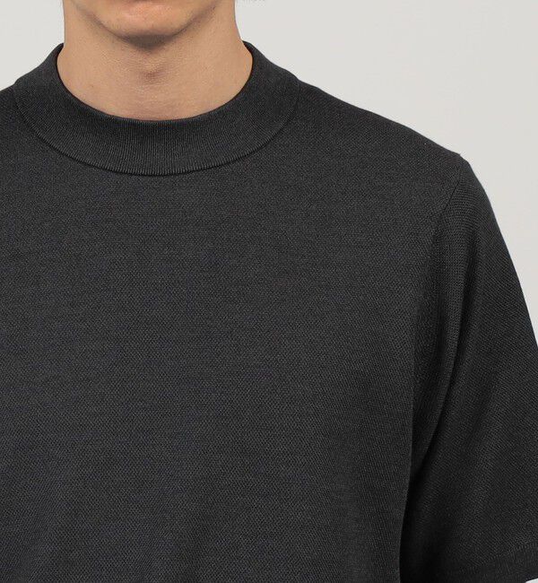 TOMORROWLAND MENS「TOMORROWLAND tricot シルクコットン モックネックプルオーバー」|ニット・セーター|
