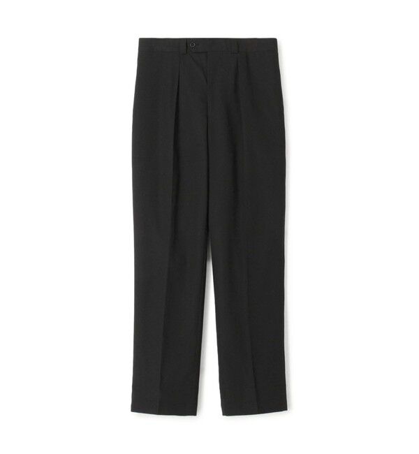 TOMORROWLAND MENS「60/2コットン イン1プリーツスラックス」|スラックス|19 ブラック