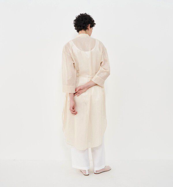 GALERIE VIE「 ボイルワッシャー シャツワンピース」|ワンピース|