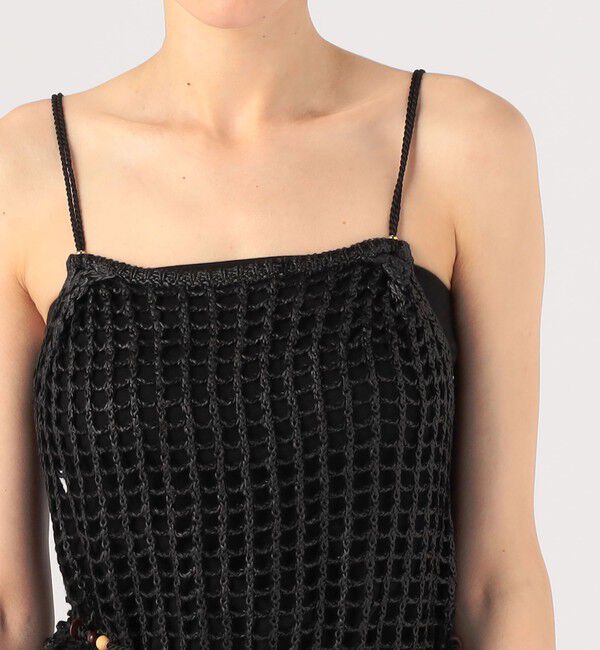 DES PRES「メッシュホイルプリント キャミソールワンピース」|ワンピース|