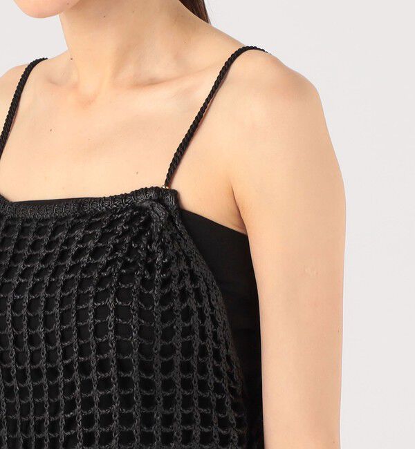 DES PRES「メッシュホイルプリント キャミソールワンピース」|ワンピース|