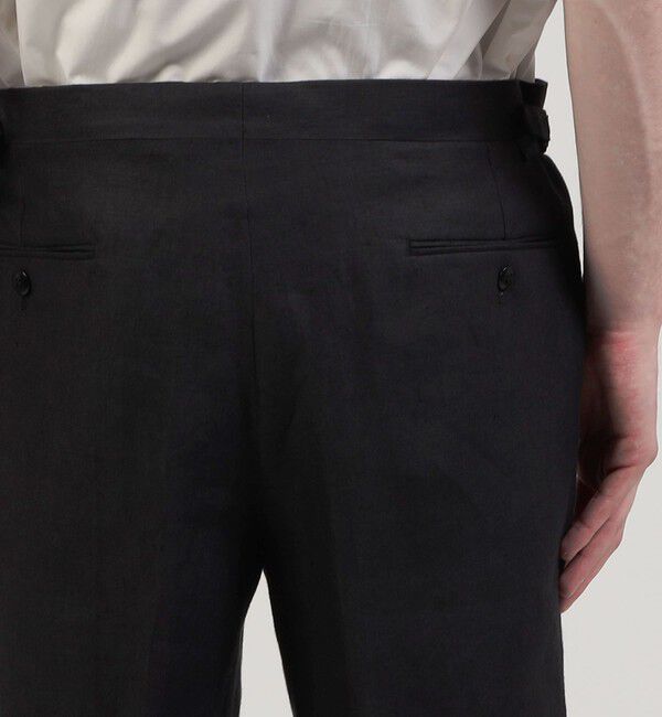 TOMORROWLAND MENS「ベルジャンリネン 2プリーツショーツ」|その他|