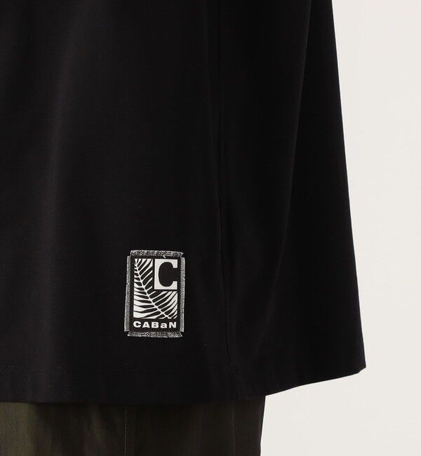 CABaN「CABaN スビンコットン ビンテージフラワーエンブロイダリーTシャツ」|Tシャツ・カットソー|