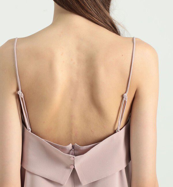 BACCA「ジョーゼットサテン キャミソールビスチェ」|キャミソール|