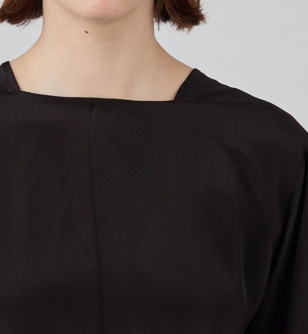 Ballsey「Cherie スクエア＆Vネックフロンタブルブラウス」|シャツ・ブラウス|