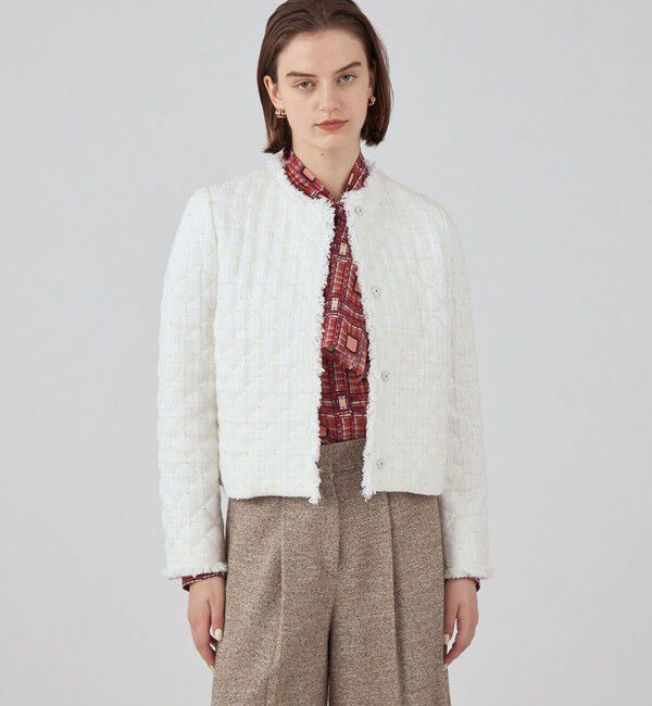 Ballsey「Bella シングルクルージャケット」|ノーカラージャケット|