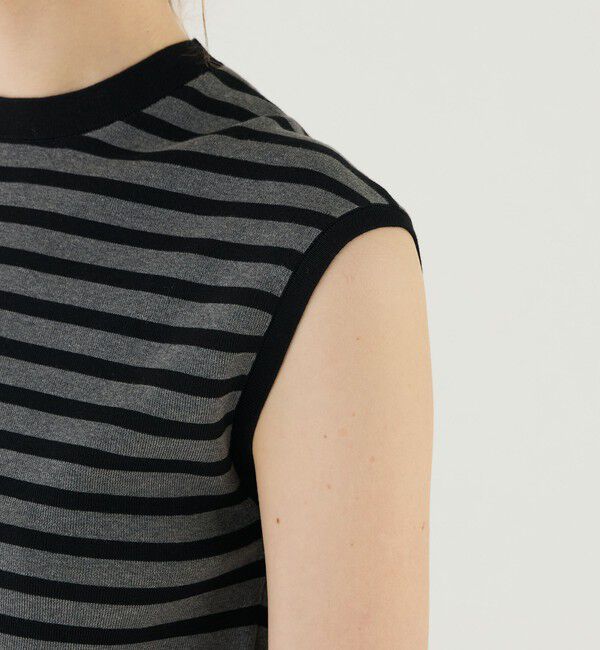 GALERIE VIE「シーアイランドコットン ノースリブプルオーバー」|ニット・セーター|