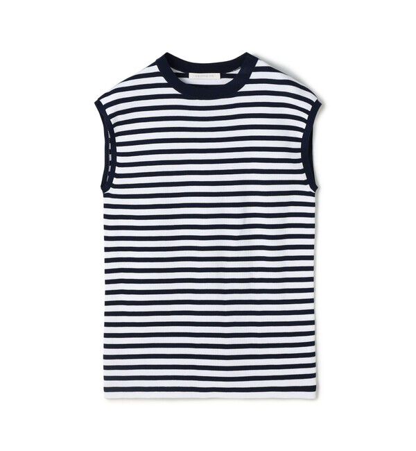 GALERIE VIE「シーアイランドコットン ノースリブプルオーバー」|ニット・セーター|64 ブルー系