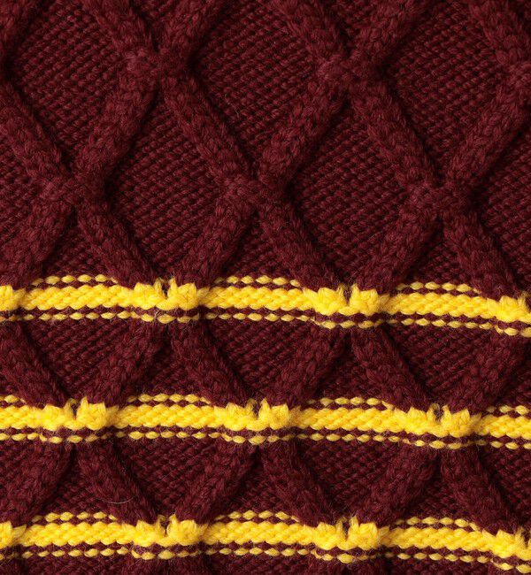 MACPHEE「ハイブリットコットンケーブル ハーフスリーブプルオーバー」|ニット・セーター|