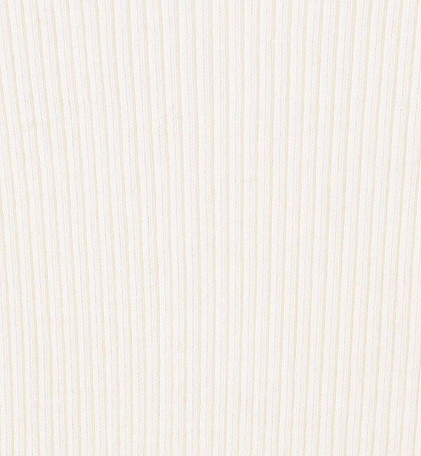 GALERIE VIE「プルミエールウールリブ ビルドネックプルオーバー」|ニット・セーター|