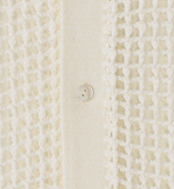 GALERIE VIE「ウールコットンメッシュ ロングカーディガン」|カーディガン|