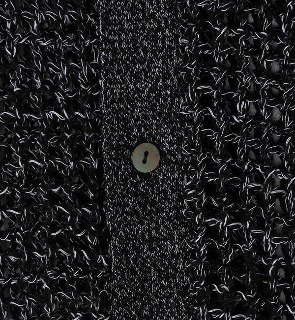 GALERIE VIE「ウールコットンメッシュ ロングカーディガン」|カーディガン|