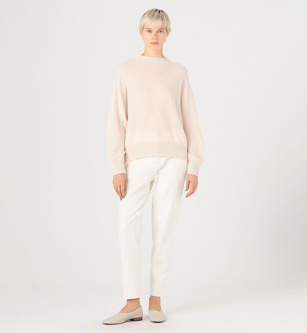 GALERIE VIE「カシミヤコットン ビルドネックプルオーバー」|ニット・セーター|