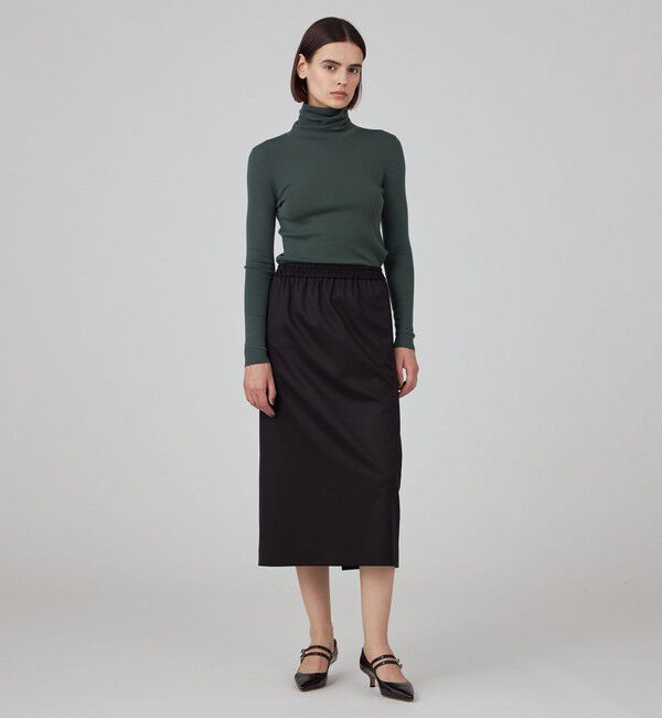 TOMORROWLAND collection「ファインウーステッドウール ストレートスカート」|スカート|