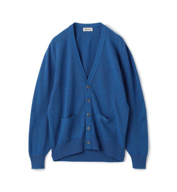 TOMORROWLAND BUYING WEAR「Glenmac Vネックカーディガン」|カーディガン|65 ブルー