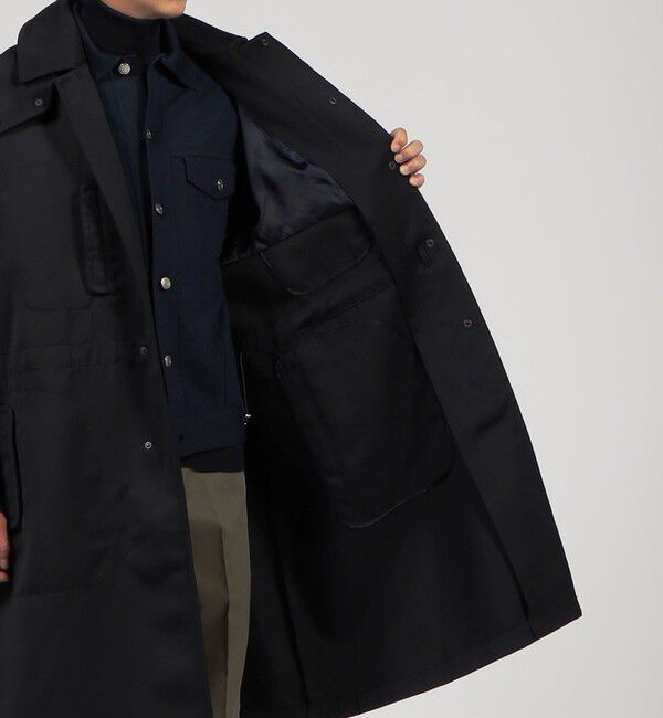TOMORROWLAND MENS「ウールコットン ステンカラーコート」|ステンカラーコート|