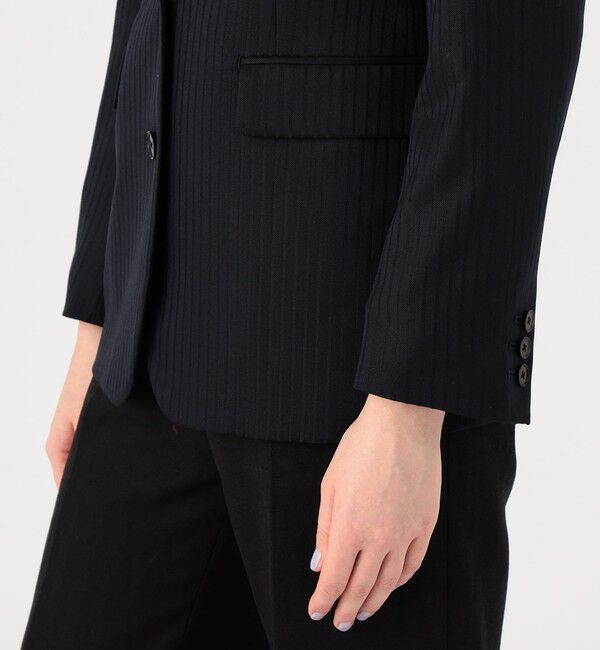 BACCA「シャドーストライプ テーラードジャケット」|テーラードジャケット|