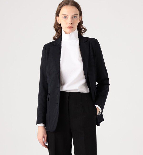 BACCA「シャドーストライプ テーラードジャケット」|テーラードジャケット|
