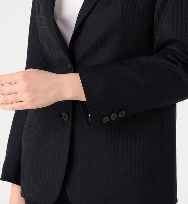 BACCA「シャドーストライプ テーラードジャケット」|テーラードジャケット|