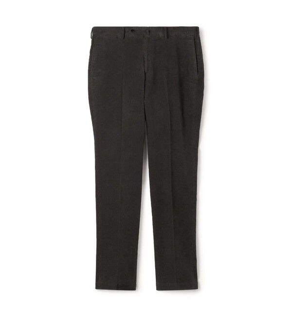 TOMORROWLAND MENS「ストレッチコーデュロイ スリムストレートパンツ」|チノ|17 チャコールグレー
