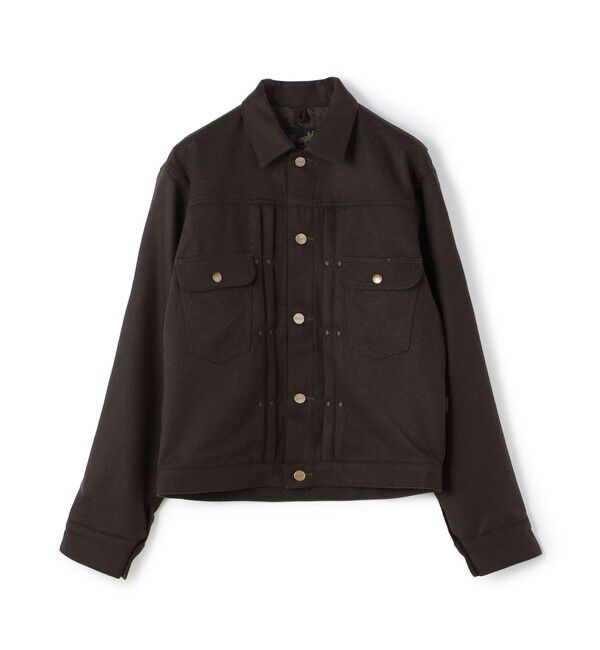 TOMORROWLAND MENS「【別注】Wrangler 111MJ ウールフランネル ブルゾン FOX BROTHERS」|ブルゾン・スタジャン|49 ダークブラウン