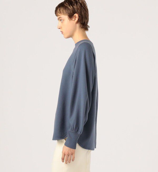 Ballsey「エクストラファインウール バックスリットプルオーバー」|ニット・セーター|