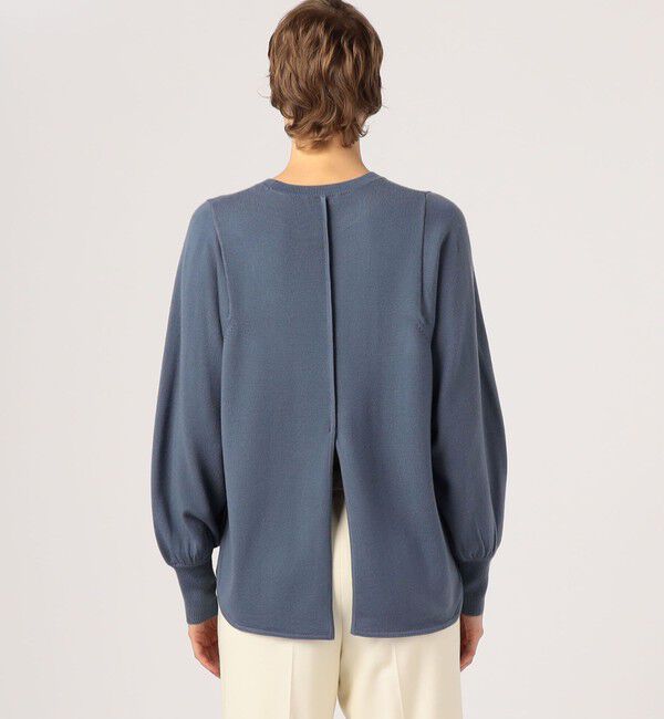 Ballsey「エクストラファインウール バックスリットプルオーバー」|ニット・セーター|