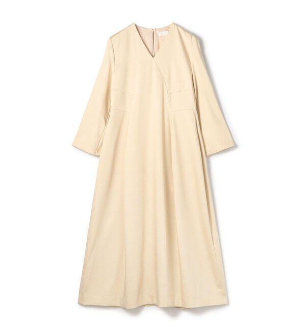 Ballsey「ウェーブツイル Vラップワンピース」|ワンピース|41 ライトベージュ