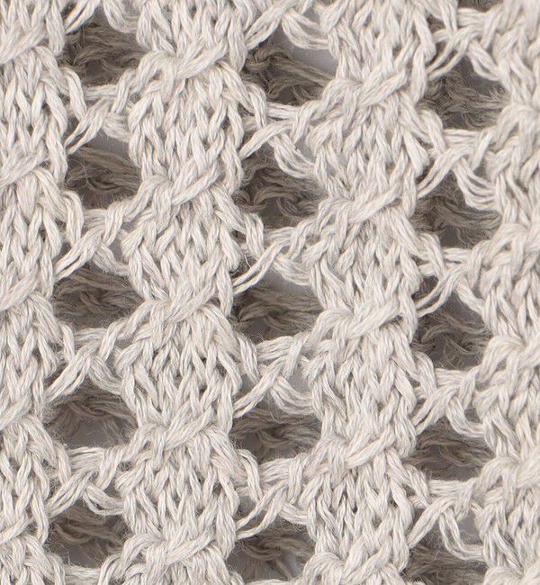 GALERIE VIE「オープンワークコットン フードプルオーバー」|パーカー|