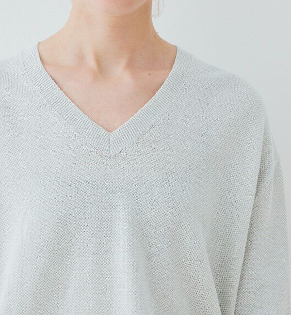 GALERIE VIE「ドライカノコ Vネックプルオーバー」|ニット・セーター|