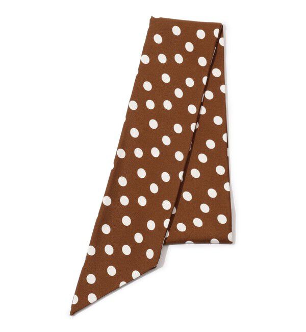 TOMORROWLAND GOODS「TOMORROWLAND シルク スカーフ」|バンダナ・スカーフ|47 ブラウン