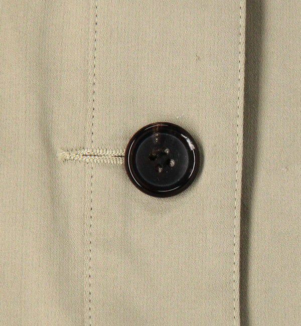 DES PRES「コットンサテン ボタンダウンマキシスカート」|タイト|