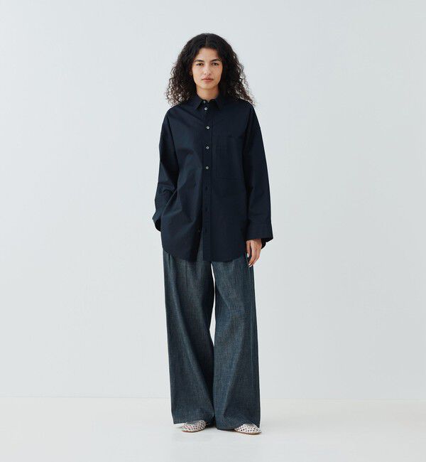 GALERIE VIE「プレミアムオックス ワイドスリーブ シャツ」|シャツ・ブラウス|