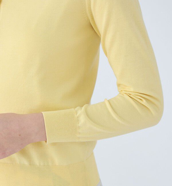 Ballsey「ハイゲージコットン クルーネックカーディガン」|カーディガン|