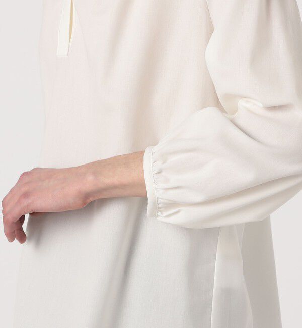 Ballsey「クリスタルコットン スキッパーブラウス」|シャツ・ブラウス|