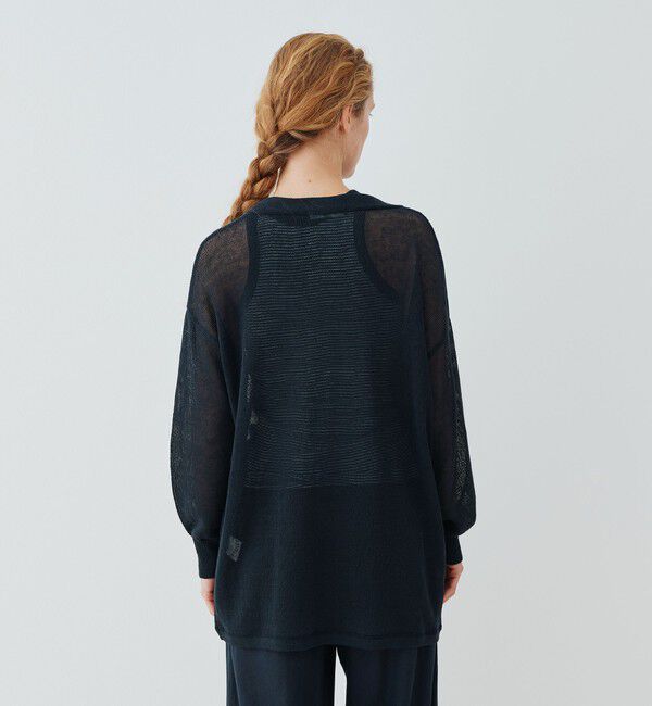 GALERIE VIE「リネンコード Ｖネックカーディガン」|カーディガン|