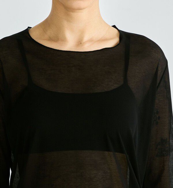 Edition「シアーフライス ロングスリーブトップス」|Tシャツ・カットソー|