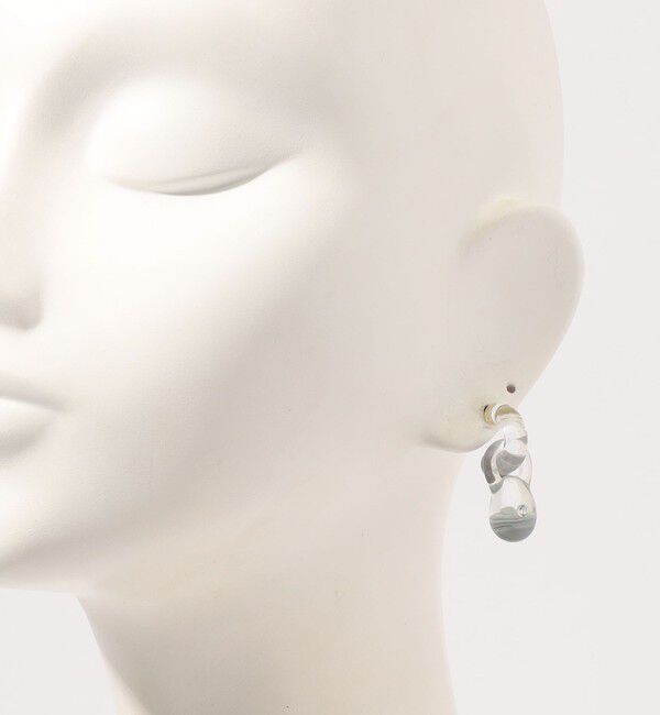 TOMORROWLAND GOODS「 LEVENS JEWELS MINI GLASS HOOP ピアス」|ピアス|