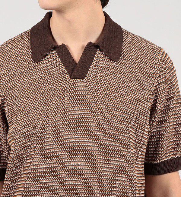 TOMORROWLAND MENS「TOMORROWLAND Tricot マーセライズコットン ハーフスリーブ プルオーバーニット」|ニット・セーター|