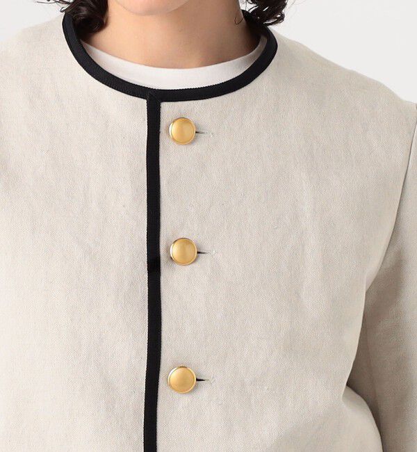 TOMORROWLAND BUYING WEAR「【別注】UNION LAUNCH NO COLLAR ジャケット」|ノーカラージャケット|