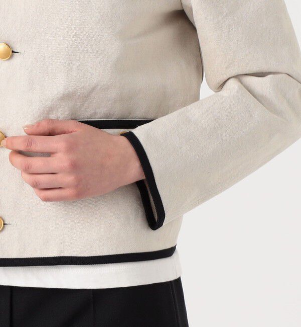 TOMORROWLAND BUYING WEAR「【別注】UNION LAUNCH NO COLLAR ジャケット」|ノーカラージャケット|