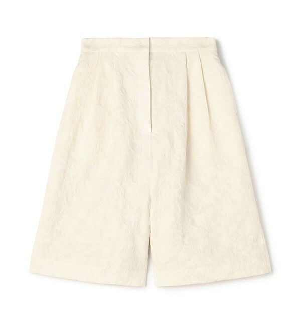 TOMORROWLAND collection「フラワージャカード 2タックキュロット」|キュロット|11 ホワイト